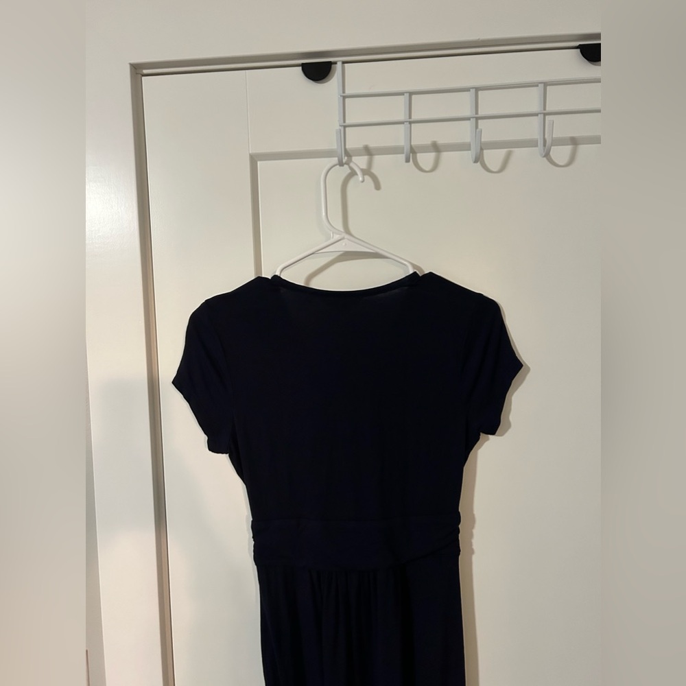 Boden Navy Cap Sleeve Dress - Picture 4 of 7